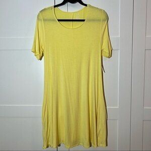 New, New York & Company Women's Summer Dress, Yellow, Size M‎
